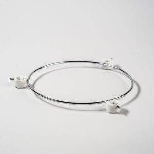 Glass Turntable Ring with Wheels