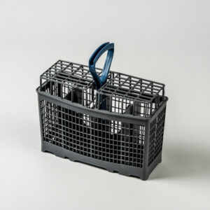Image shows the cutlery basket against a white background