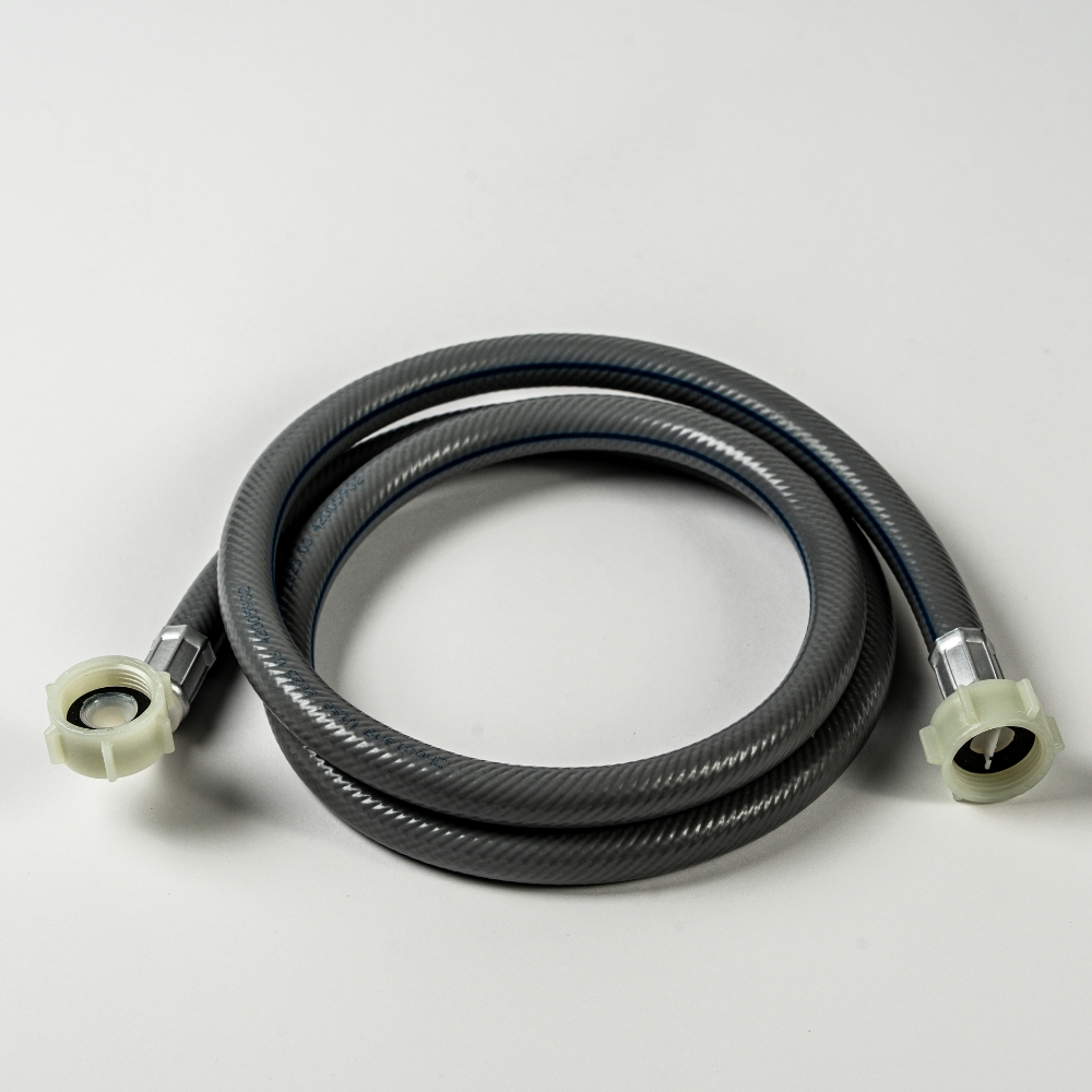 Image shows the inlet hose against a white background